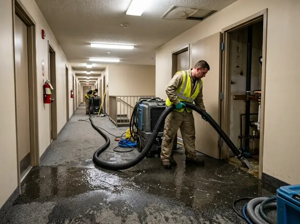 multi-unit-apartment-hallway-f-005 — frequently asked questions, Emergency Burst Pipe Water Extraction & Removal in Claxton,…